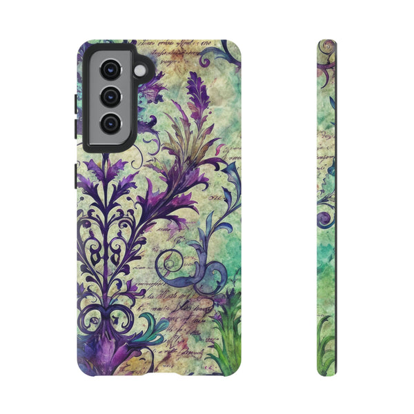 Purple Swirly Fun Tough Phone Case