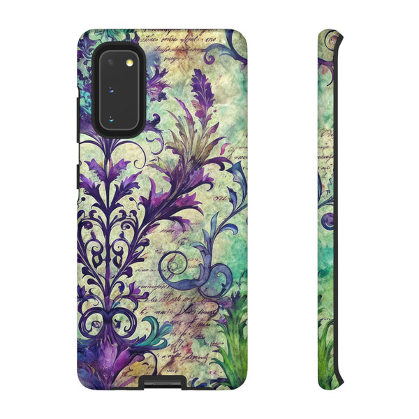 Purple Swirly Fun Tough Phone Case