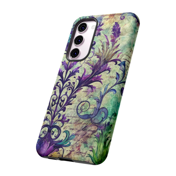 Purple Swirly Fun Tough Phone Case