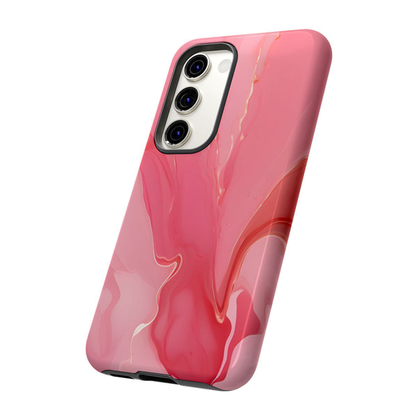 Pink Marble Tough Phone Case