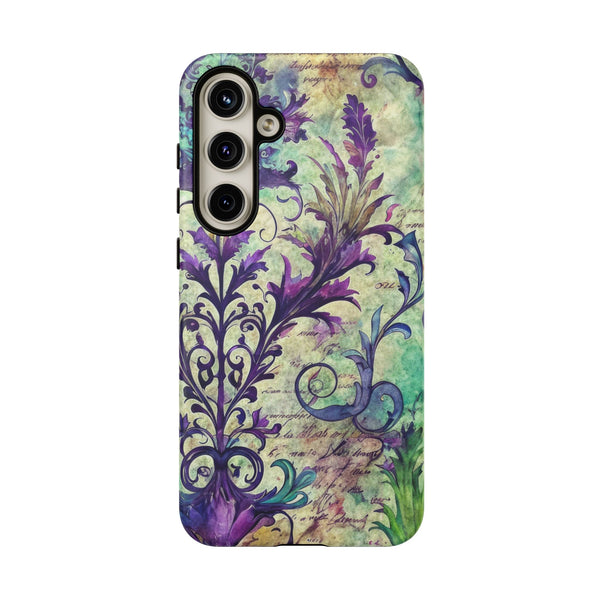 Purple Swirly Fun Tough Phone Case