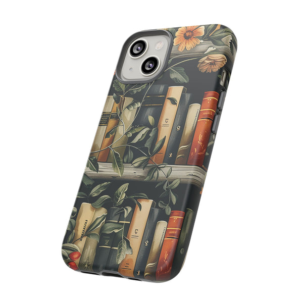 Moody Books Tough Phone Case