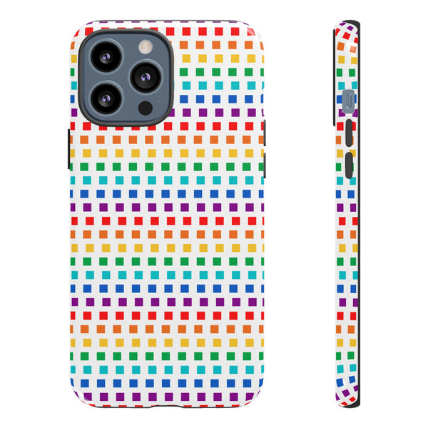 Rainbow on white -  Tough Case