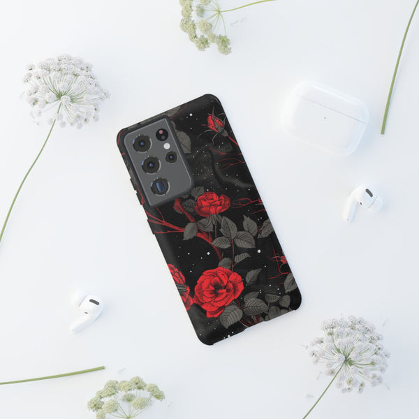 Dark Red Roses  - Tough Phone Case