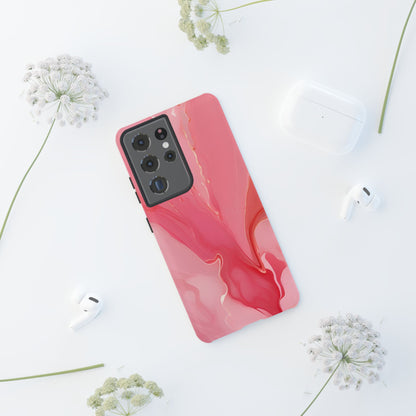 Pink Marble Tough Phone Case