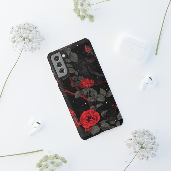 Dark Red Roses  - Tough Phone Case