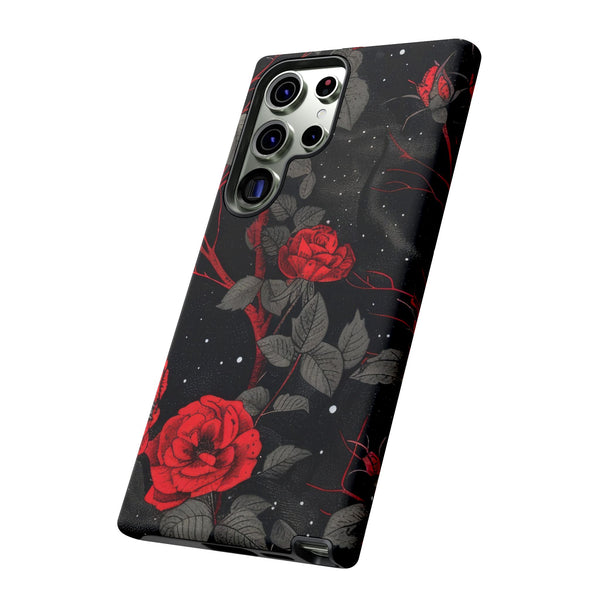 Dark Red Roses  - Tough Phone Case