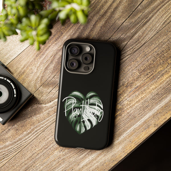 Monstera Albo Plant Lady  - Tough Phone Case