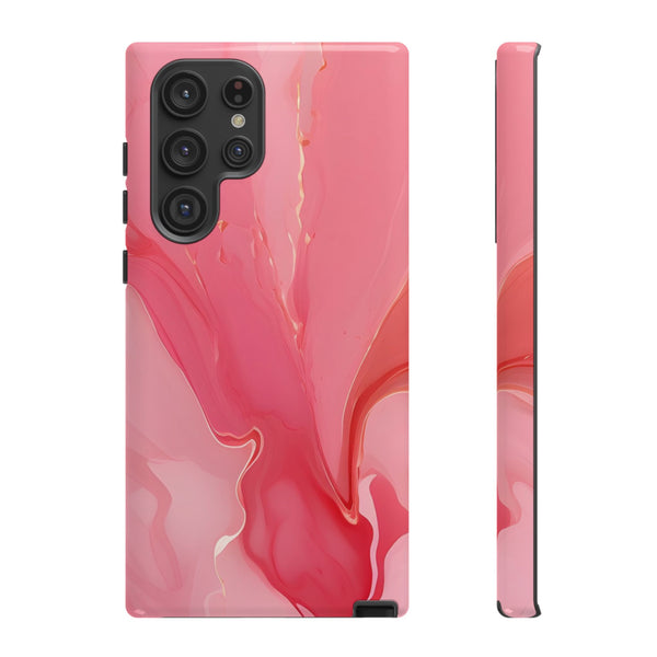 Pink Marble Tough Phone Case