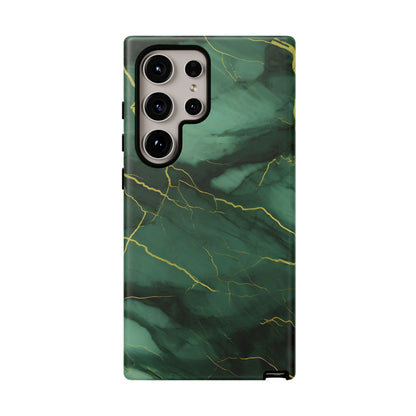 Hunter Green Marble  - Tough Phone Case
