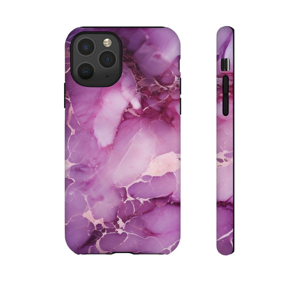 Purple Marble Tough Phone Case