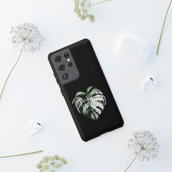 Monstera Albo Plant Lady  - Tough Phone Case