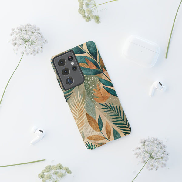 Boho Leaves Tough Phone Case