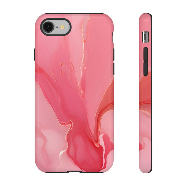 Pink Marble Tough Phone Case