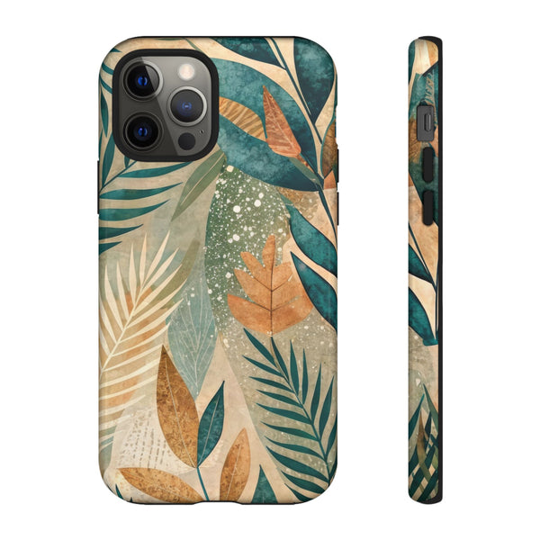 Boho Leaves Tough Phone Case