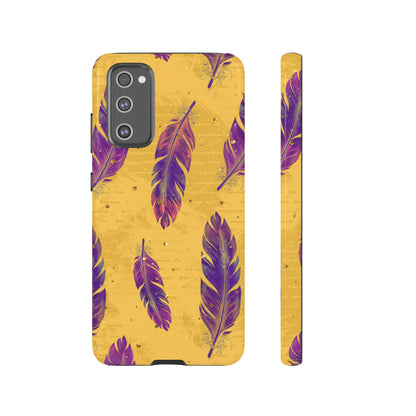 Purple Feathers  - Tough Phone Case