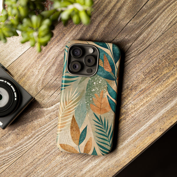 Boho Leaves Tough Phone Case