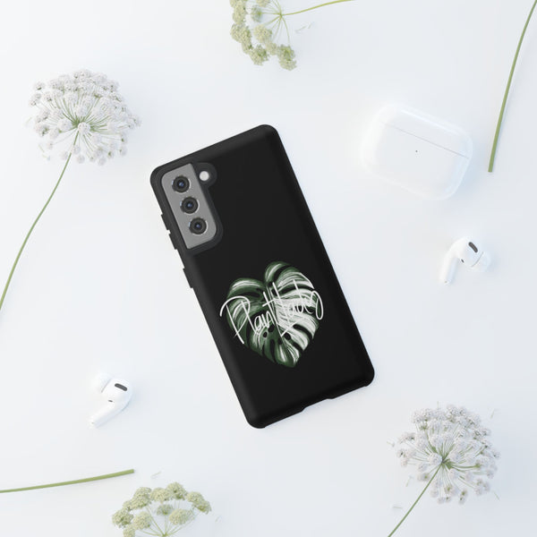 Monstera Albo Plant Lady  - Tough Phone Case