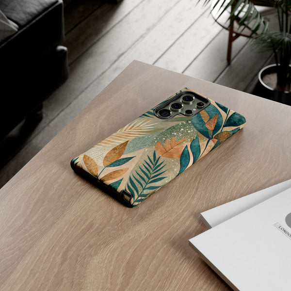 Boho Leaves Tough Phone Case