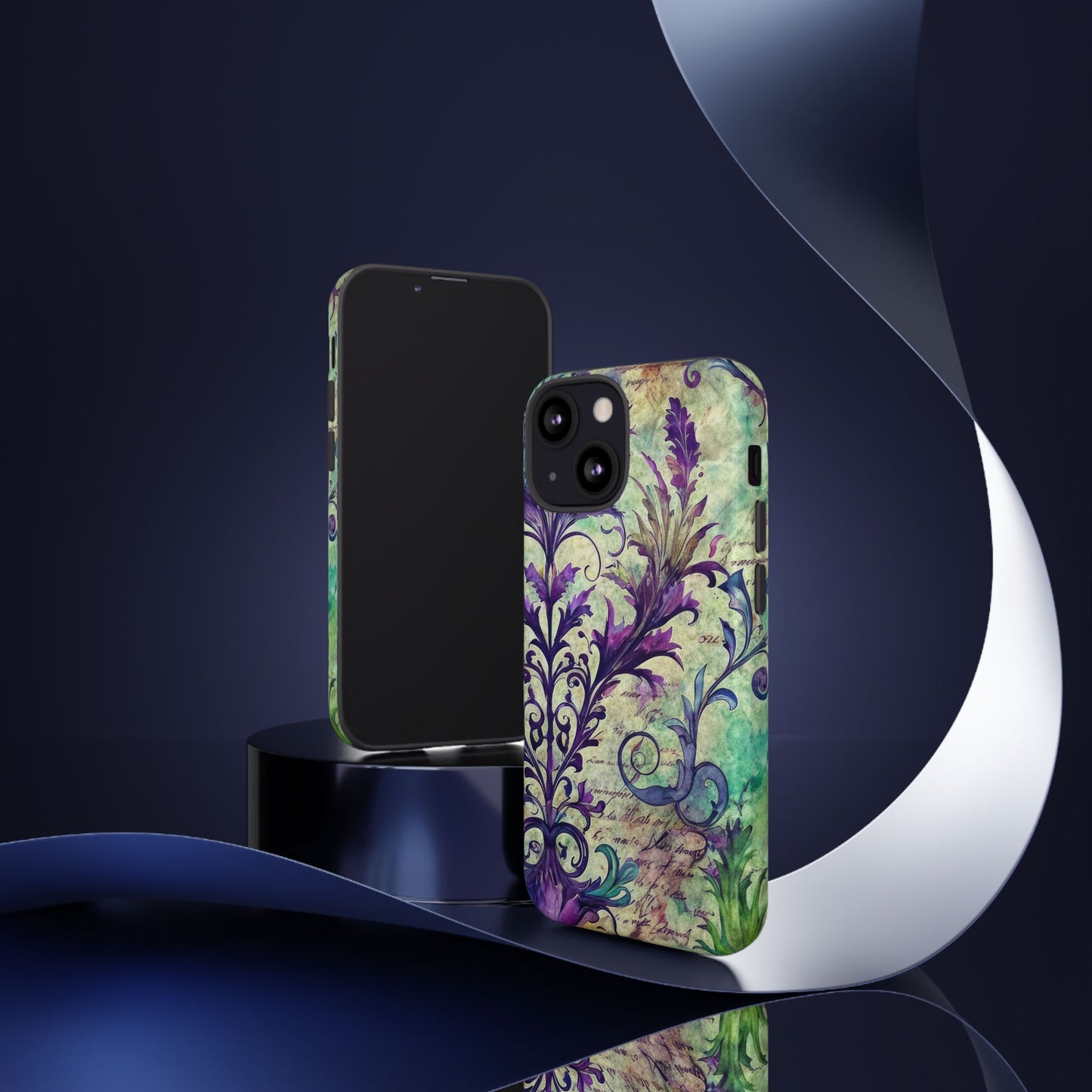 Purple Swirly Fun Tough Phone Case