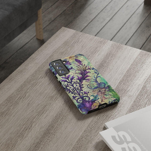 Purple Swirly Fun Tough Phone Case