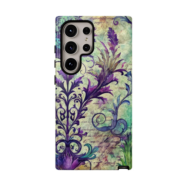 Purple Swirly Fun Tough Phone Case