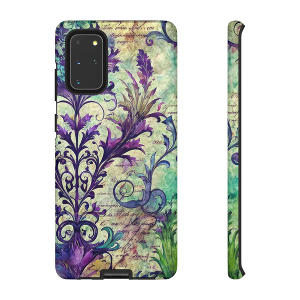 Purple Swirly Fun Tough Phone Case