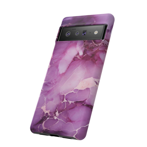 Purple Marble Tough Phone Case