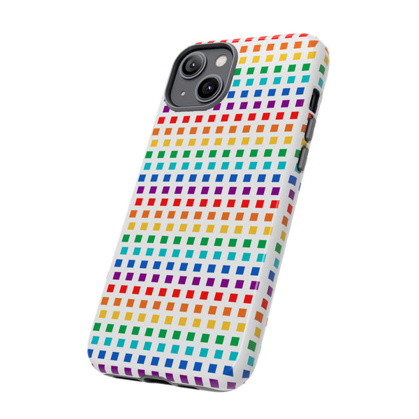 Rainbow on white -  Tough Case