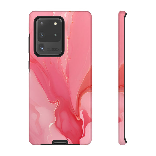 Pink Marble Tough Phone Case