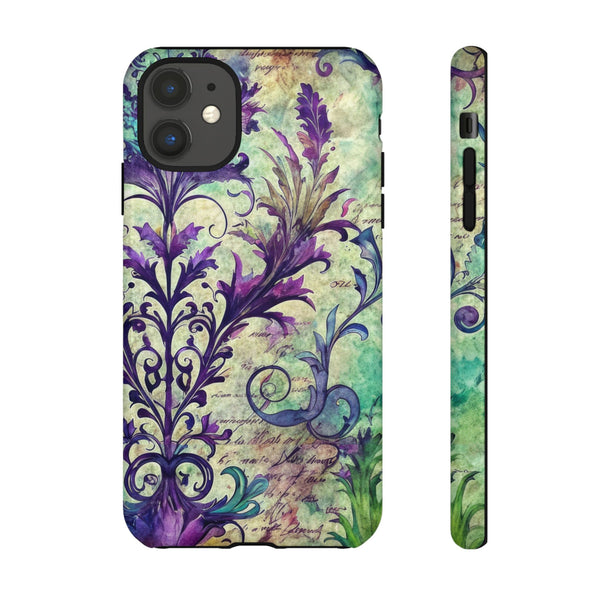 Purple Swirly Fun Tough Phone Case