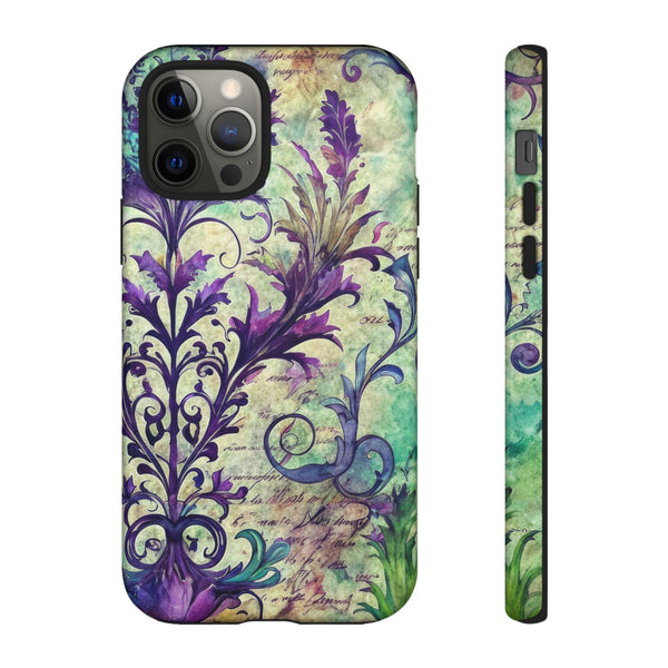 Purple Swirly Fun Tough Phone Case