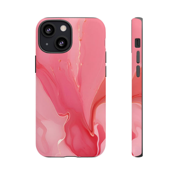 Pink Marble Tough Phone Case