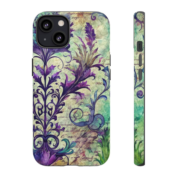 Purple Swirly Fun Tough Phone Case