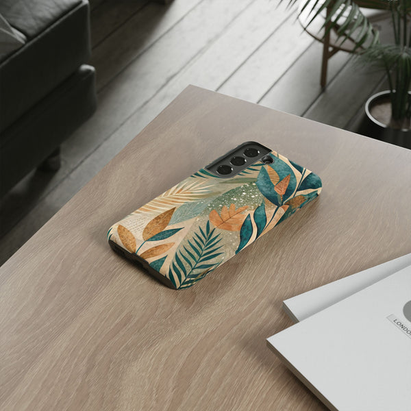 Boho Leaves Tough Phone Case