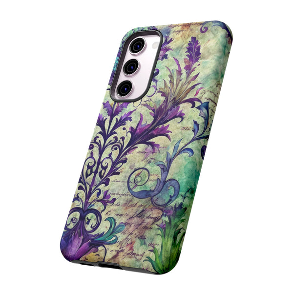 Purple Swirly Fun Tough Phone Case