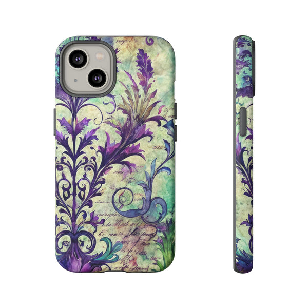 Purple Swirly Fun Tough Phone Case