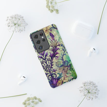 Purple Swirly Fun Tough Phone Case