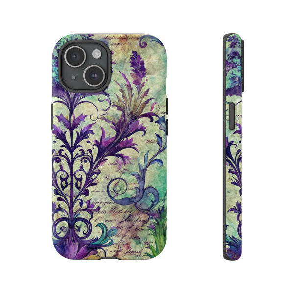 Purple Swirly Fun Tough Phone Case