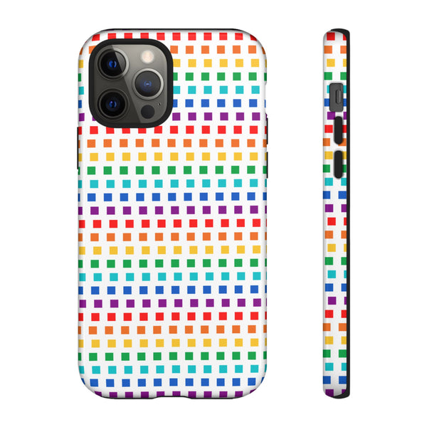 Rainbow on white -  Tough Case