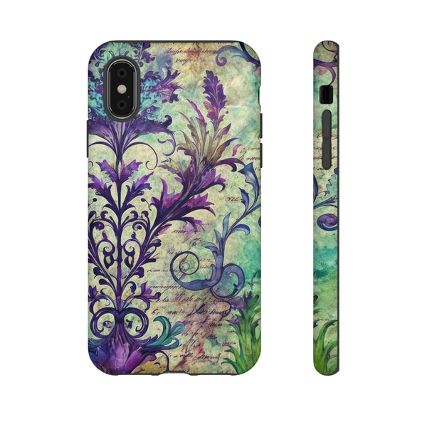 Purple Swirly Fun Tough Phone Case