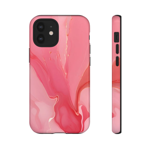 Pink Marble Tough Phone Case