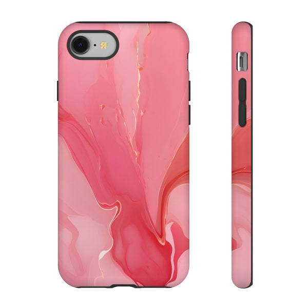 Pink Marble Tough Phone Case