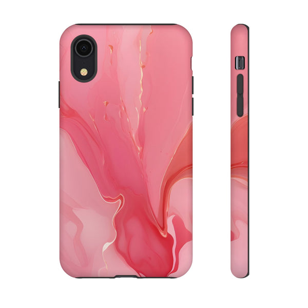 Pink Marble Tough Phone Case