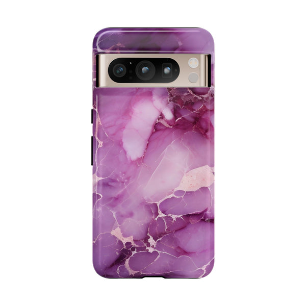 Purple Marble Tough Phone Case