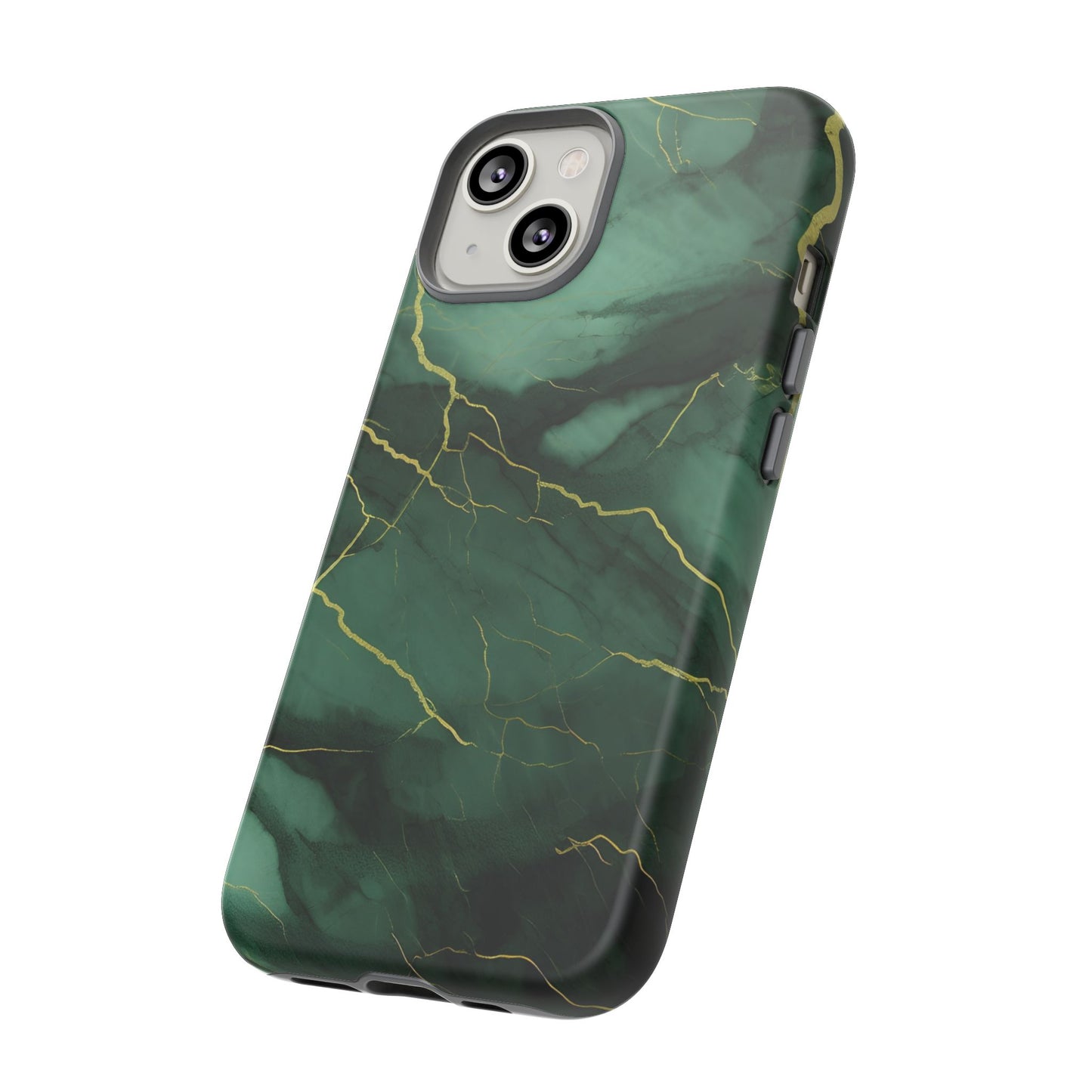 Hunter Green Marble  - Tough Phone Case