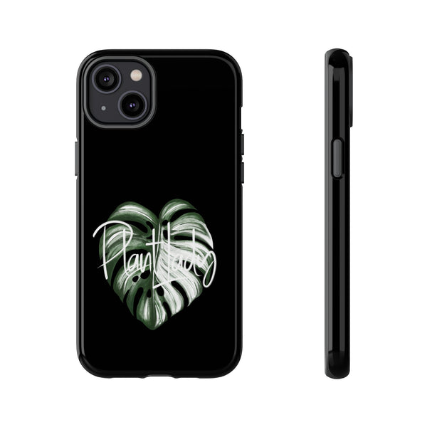 Monstera Albo Plant Lady  - Tough Phone Case