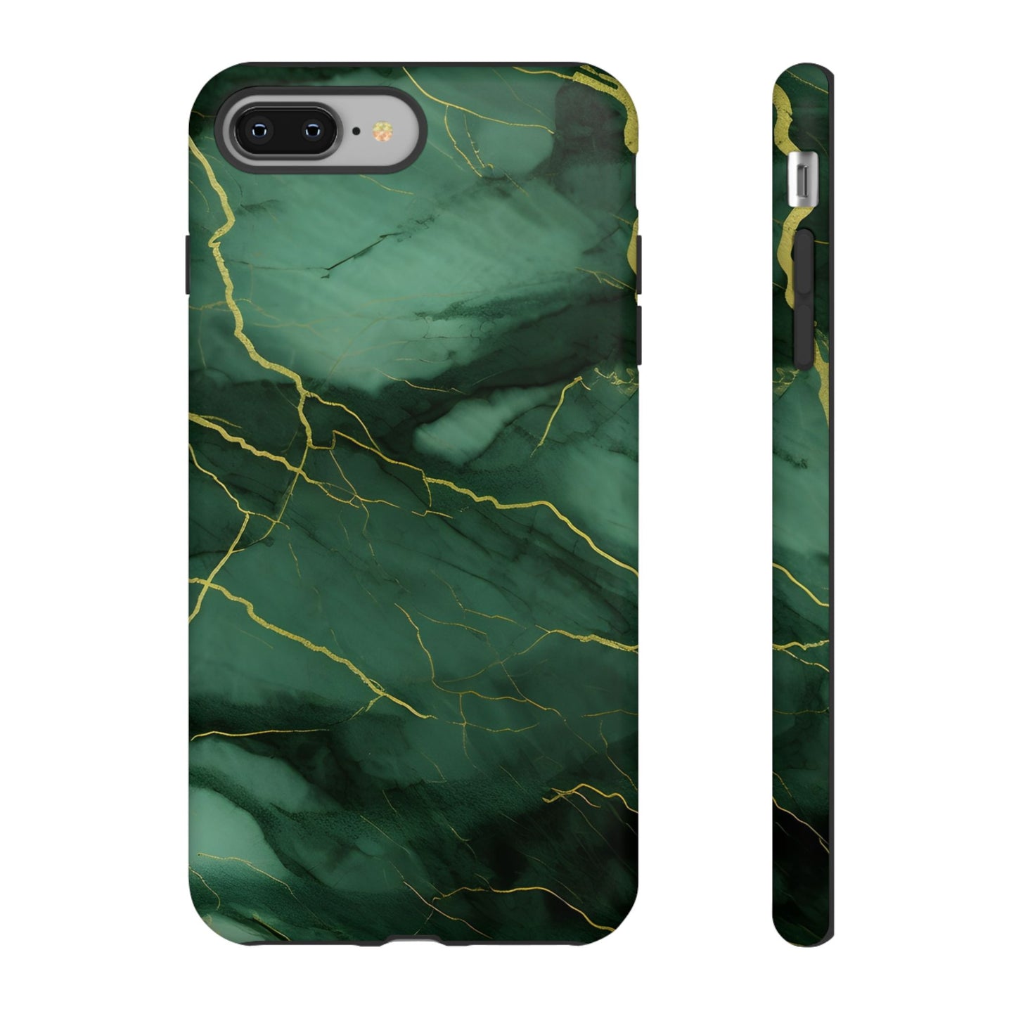 Hunter Green Marble  - Tough Phone Case