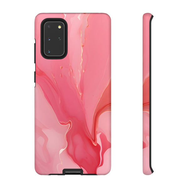 Pink Marble Tough Phone Case