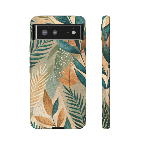 Boho Leaves Tough Phone Case